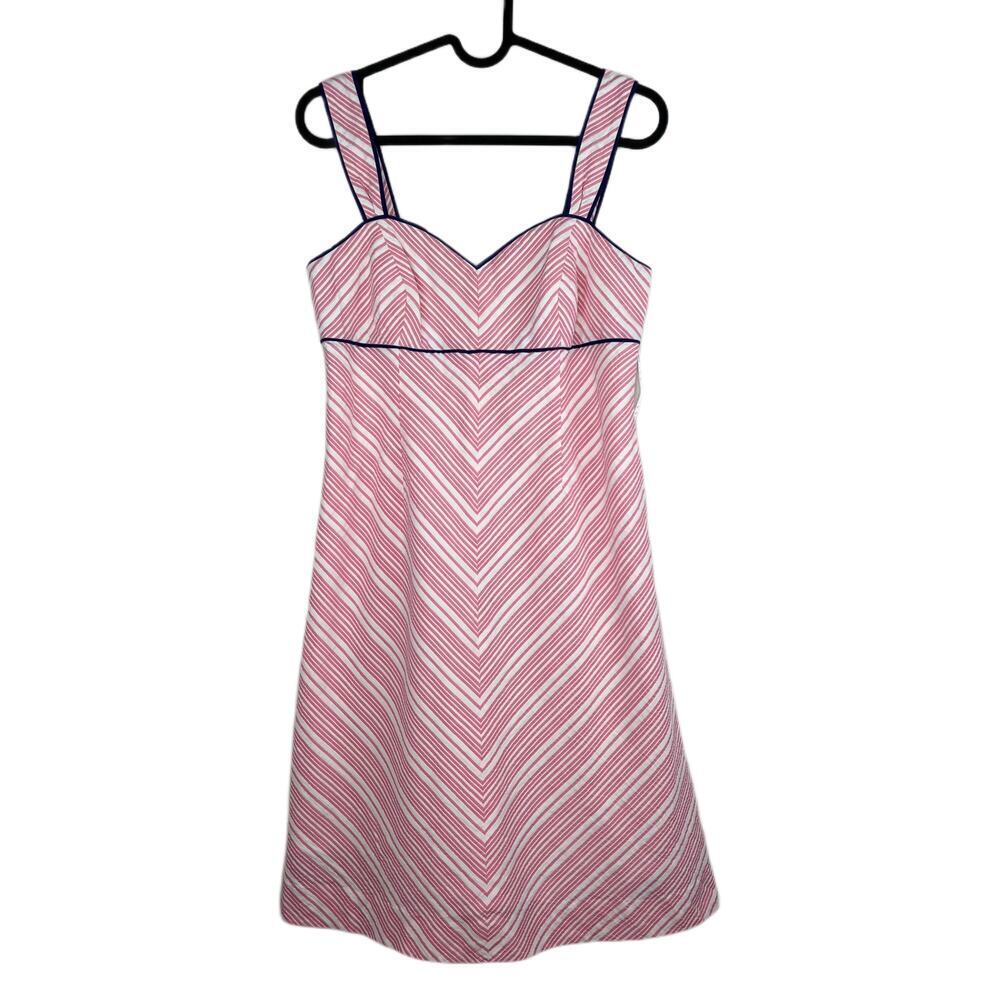 Lilly Pulitzer Pink and White Striped Dress